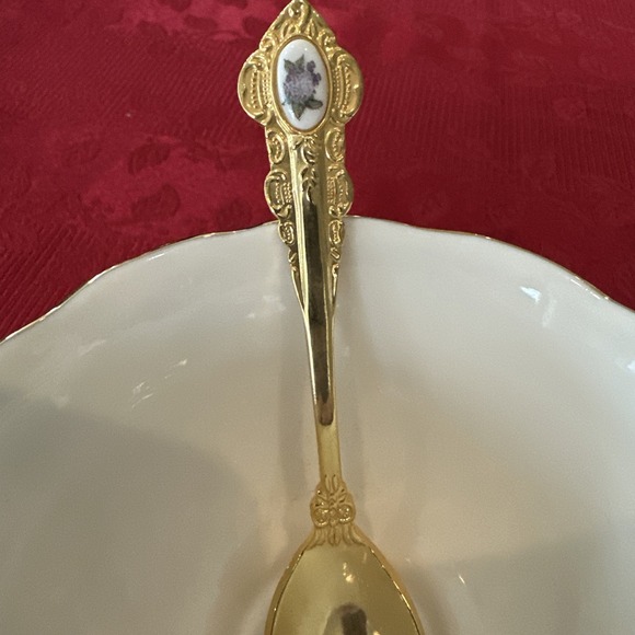 Bradford Editions Lena Liu Glorious Chintz Teacup Set "Treasured" 88212 - Picture 2 of 3